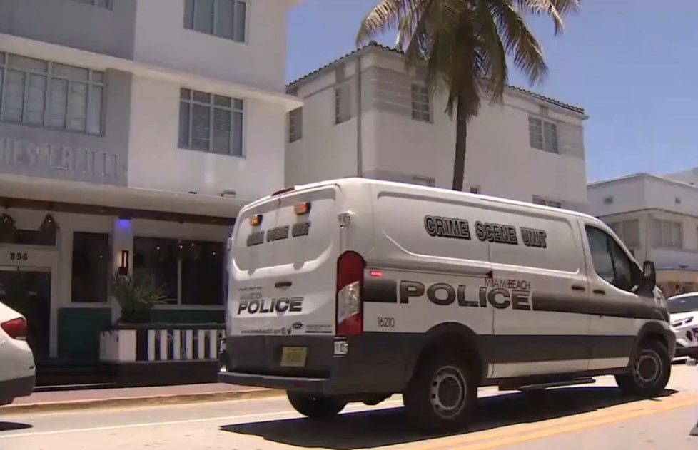 <i>WSVN via CNN Newsource</i><br/>Crime technicians spent hours at the scene of the takedown