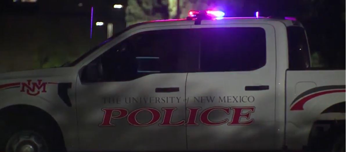 UNM police say they received a report of a shooting at the Casas del Rio complex on 420 Redondo Drive at the UNM campus.