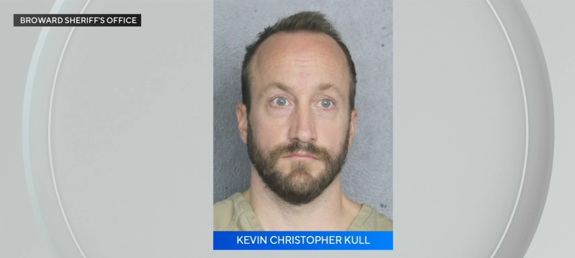 <i>WFOR/Broward Sheriff's Office via CNN Newsource</i><br/>Kevin Kull was arrested and charged with 10 counts of possessing child pornography and one count of computer pornography after someone at his home found several devices containing "child erotica" earlier this month.