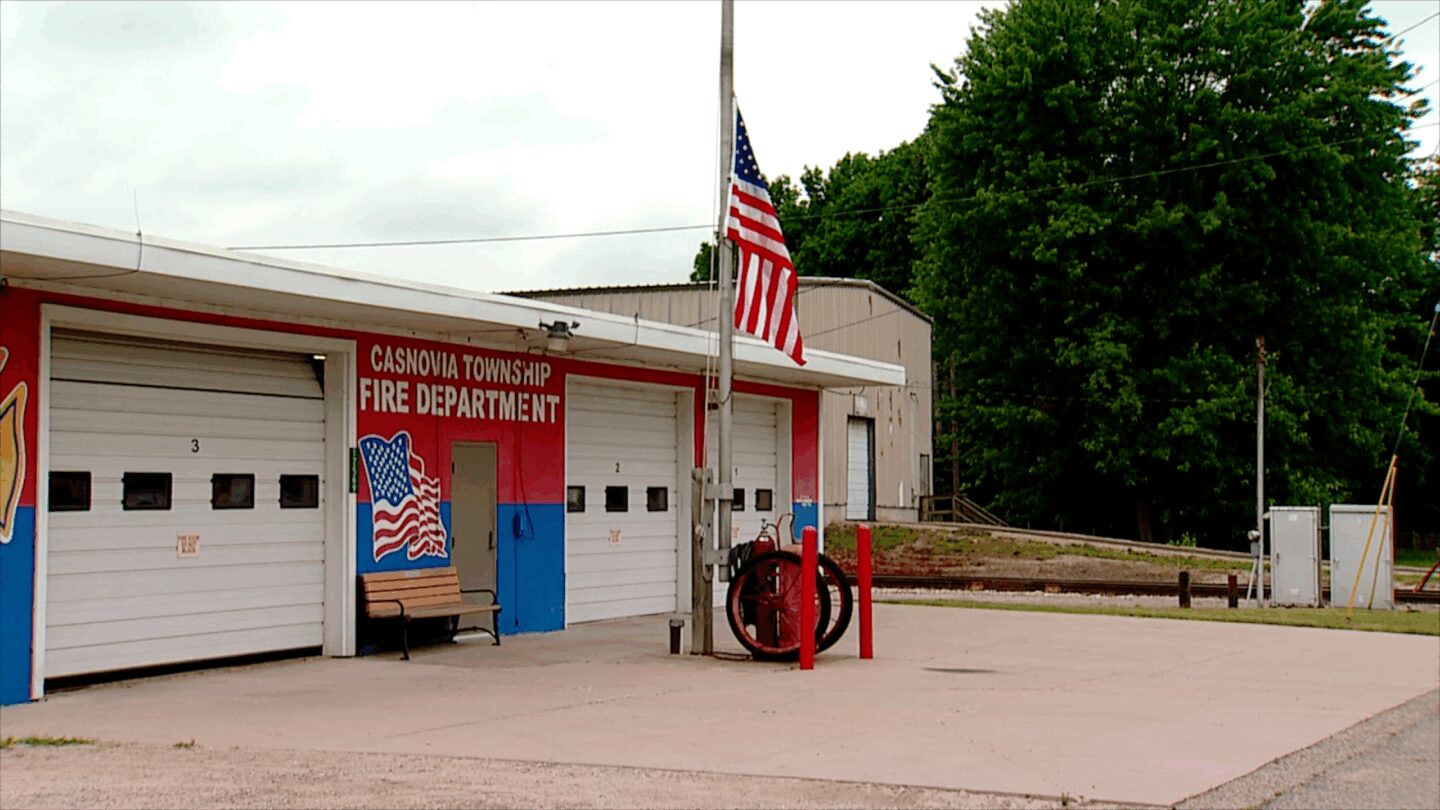 <i>WXMI via CNN Newsource</i><br/>Muskegon-based artist Bryan Snuffer has created a tribute to honor Casnovia Township Fire Department Deputy Chief Sam Deems