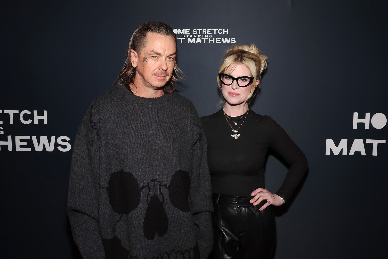 <i>Jesse Grant/Getty Images via CNN Newsource</i><br/>Sid Wilson (left) and Kelly Osbourne are pictured in Los Angeles in November 2024.