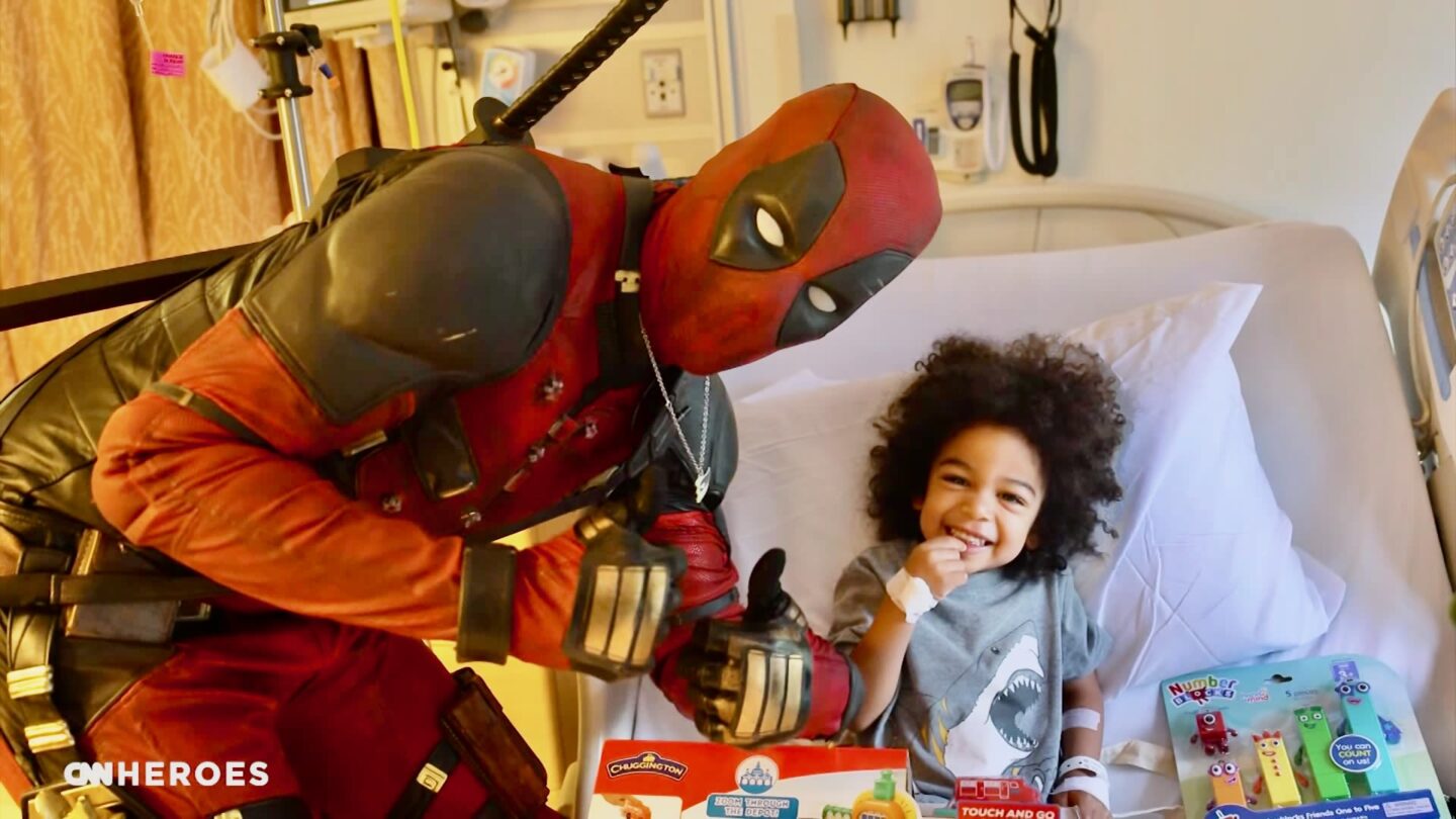 <i>CNN via CNN Newsource</i><br/>It’s not every day that Deadpool comes to visit your bedside. But a lucky number of people across the United States have had that experience thanks to Yuri Williams.