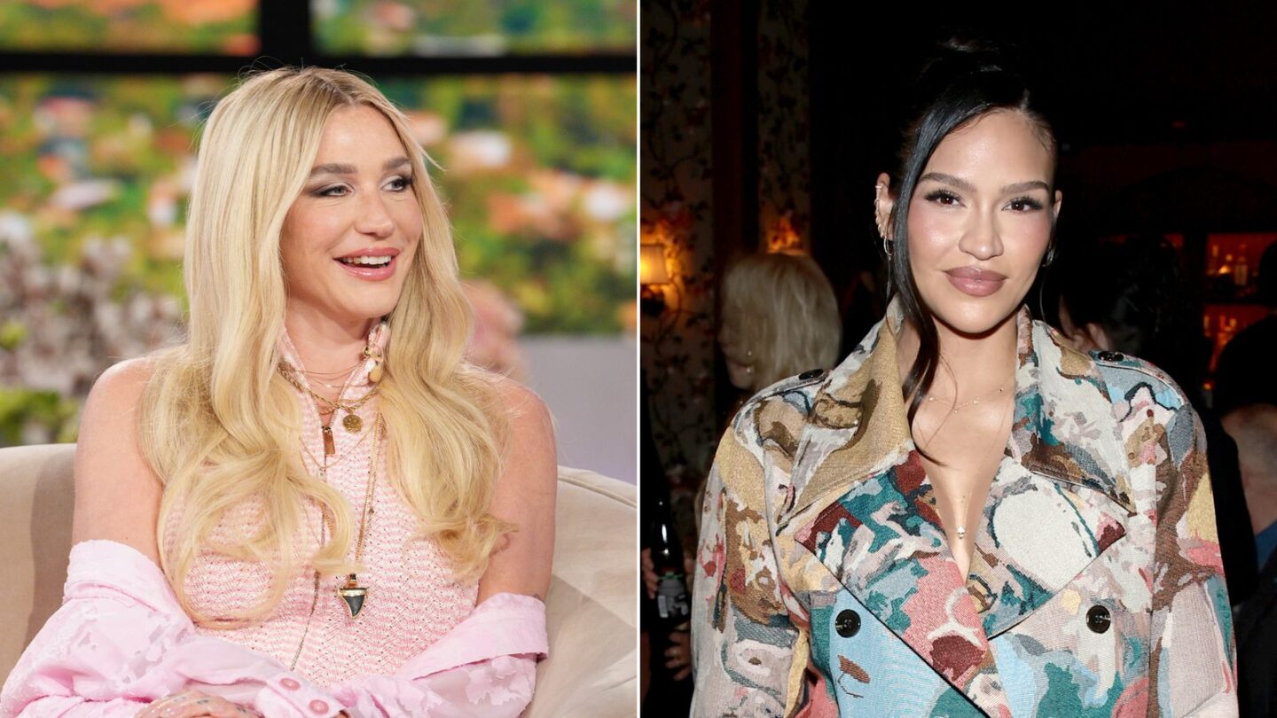 <i>Dimitrios Kambouris/Chris Haston/WBTV/Getty Images via CNN Newsource</i><br/>Kesha and Cassie Ventura are pictured in a split image.