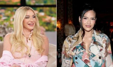Kesha and Cassie Ventura are pictured in a split image.
