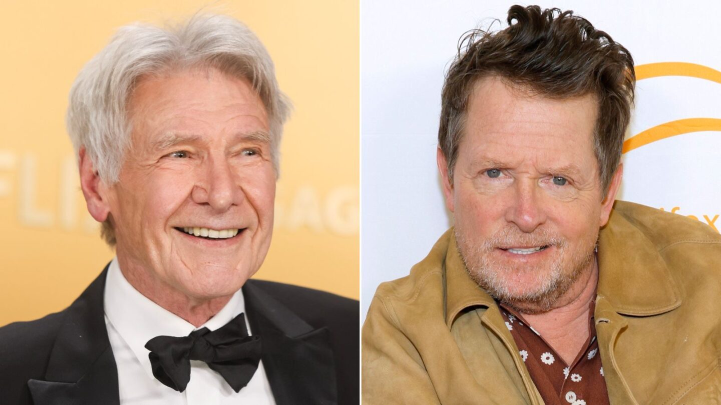 <i>Getty Images via CNN Newsource</i><br/>Harrison Ford is grateful that he has Michael J. Fox to help guide his character on “Shrinking.”
