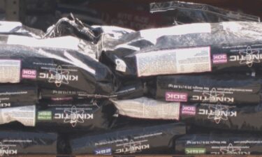 The owner of a champion show dog claims her dog died after eating a new shipment of Kinetic dog food.