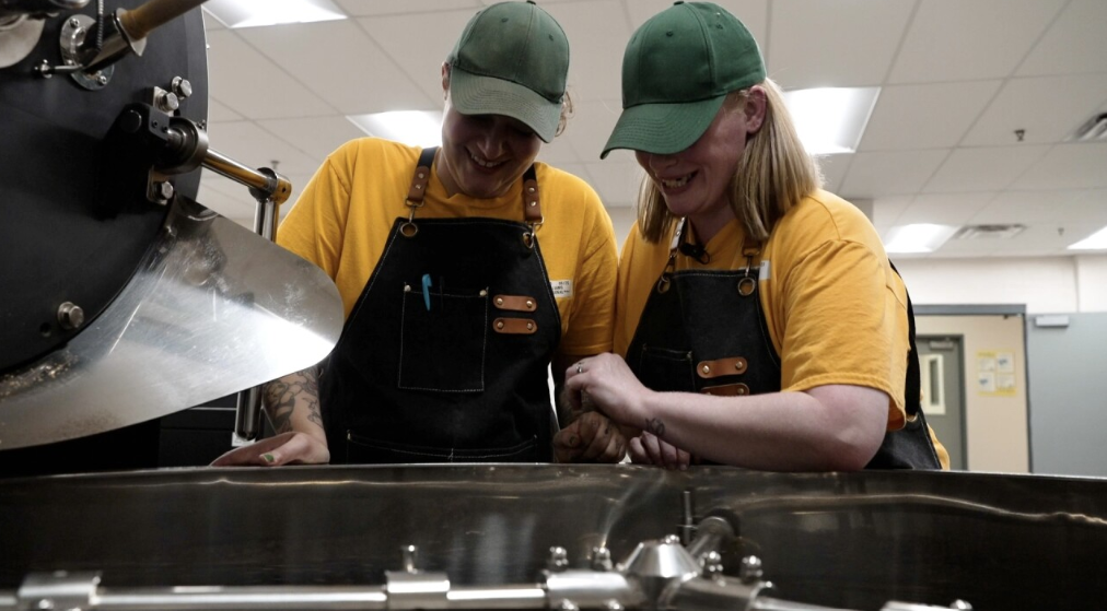 <i>KOAA via CNN Newsource</i><br/>Redemption Roasters opened in 2022 as an employment opportunity for inmates