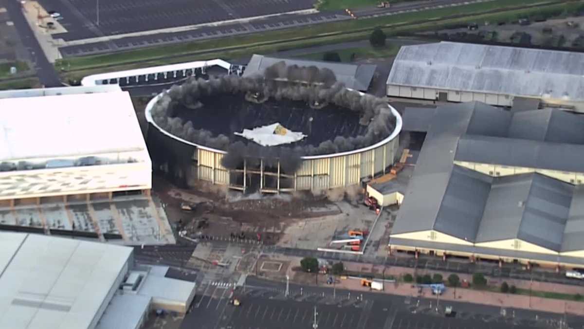 <i>KOCO via CNN Newsource</i><br/>The implosion happened around 7:35 a.m. Tuesday