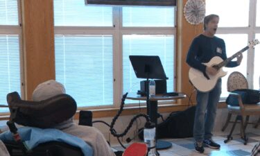 A former performing member of the rock band Boston David Victor founded the San Ramon-based nonprofit Harmony and Healing to bring free live music visits to those in need