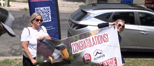 <i>KSL/KSL-TV via CNN Newsource</i><br/>Operation Roof Rescue surprised the Weber family with a new free roof!