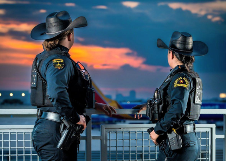 <i>KTVT via CNN Newsource</i><br/>Dallas police have added cowboy hats to their recruiting sales pitch to potential officers.