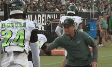 Thousands of fans attended the Philadelphia Eagles' only open practice of training camp on August 10 at Lincoln Financial Field.