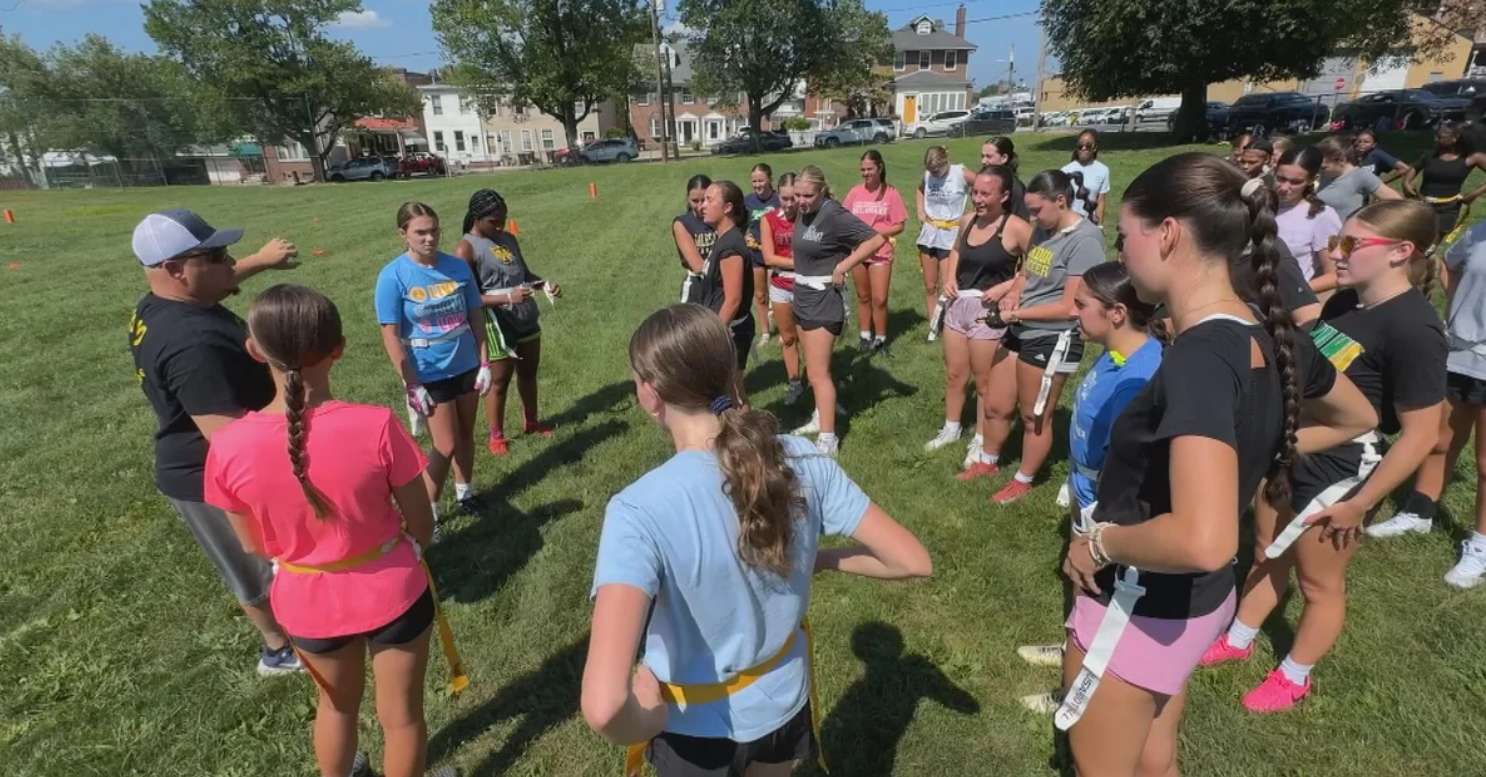 <i>KYW via CNN Newsource</i><br/>The Padua Academy girls' flag football team will play at halftime of the Philadelphia Eagles-Cleveland Browns Week 2 preseason game at Lincoln Financial Field on August 16.