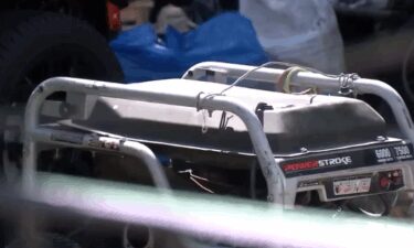 Firefighters discovered about 100 lithium-ion batteries burning in the cellar of the home.