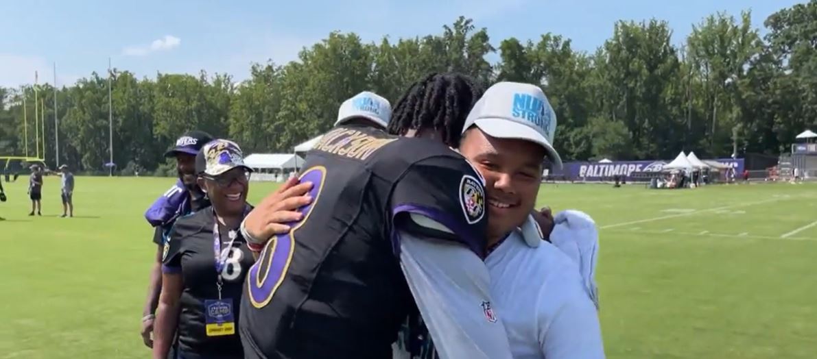 <i>WBAL via CNN Newsource</i><br/>The Baltimore Ravens rolled out the purple carpet