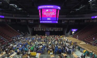 Cradles to Crayons' annual Backpack-a-thon brought 800 volunteers to Agganis Arena on August 7