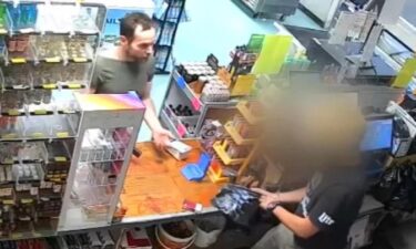 A Worcester man has been arrested for armed robbery after allegedly threatening a liquor store clerk with a handgun. A persistent store manager is being credited for leading police to him.