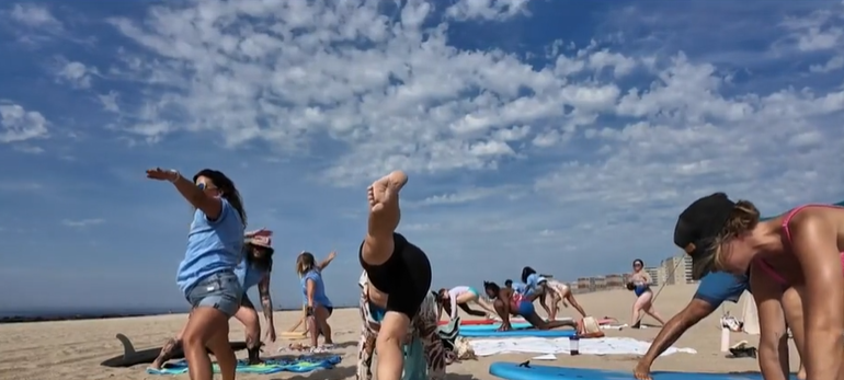 <i>WCBS via CNN Newsource</i><br/>'Ride the Tide' offers a setting for surf therapy.