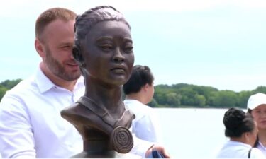 Lee was back in St. Paul for the statue's unveiling in 2023 and it has sat at Lake Phalen ever since — until now.