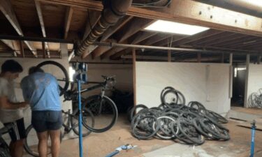 Wheels for Feels donates bikes to families in domestic violence shelters.