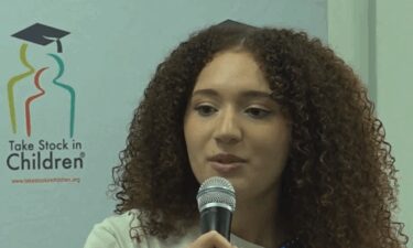 Seanna Martinez shared her story of surviving human tracking at a Big Brothers Big Sisters Miami panel.