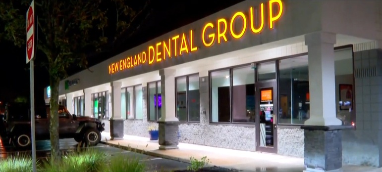 <i>WBZ via CNN Newsource</i><br/>A dental assistant at the New England Dental Group found a camera taped to the toilet in the staff bathroom