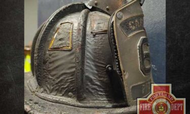 Pictures show damage to the firefighters' gear after their Portland fire rescues.