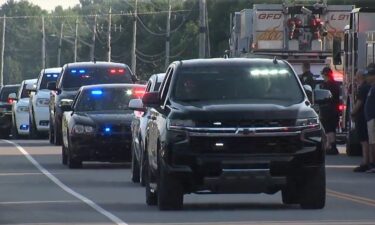 The first day of school at Pleasant Crossing Elementary looked a little different from years past. A kindergartener battling brain cancer was given a police escort for her first day of school.
