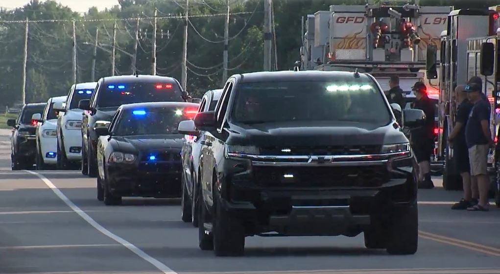 <i>WRTV via CNN Newsource</i><br/>The first day of school at Pleasant Crossing Elementary looked a little different from years past. A kindergartener battling brain cancer was given a police escort for her first day of school.