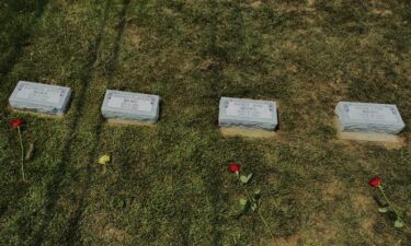 Grave markers are finally in place for the children of the Brown Family.
