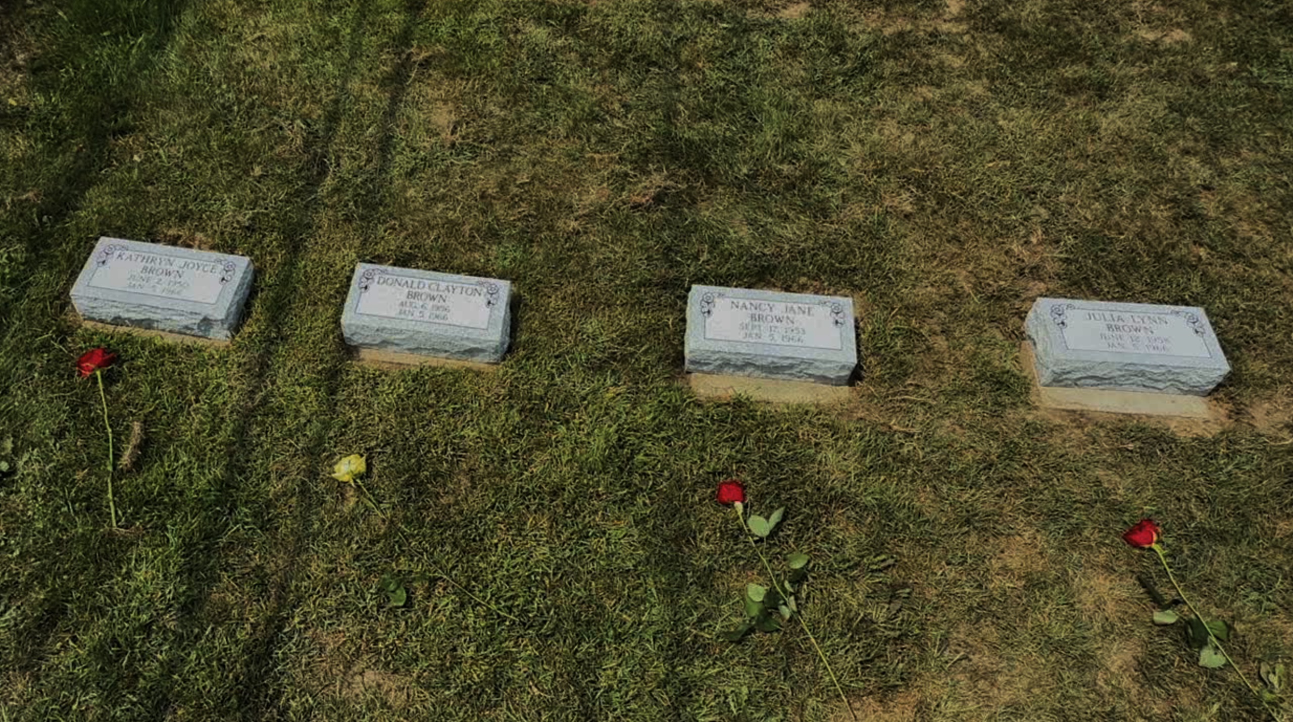 <i>WXYZ via CNN Newsource</i><br/>Grave markers are finally in place for the children of the Brown Family.