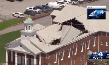 The roof of Upstate Church Haywood collapsed while members were preparing for service on August 17.
