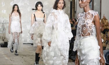 Bahnsen embodies the brand personally and creatively (she is rarely seen not wearing one of her designs). Pictured: the pre-spring 2026 collection.