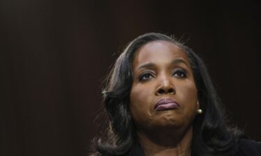 Lisa Cook at her 2023 Senate confirmation hearing. A Trump administration official has announced a new criminal referral regarding a property she received a mortgage for in Massachusetts