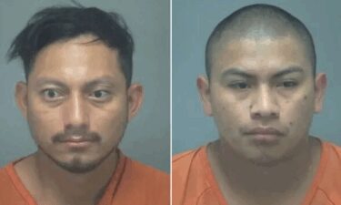 Luis Dominguez (left) and Jose Morales have been charged with allegedly kidnapping a woman from a casino in Oklahoma earlier this week.