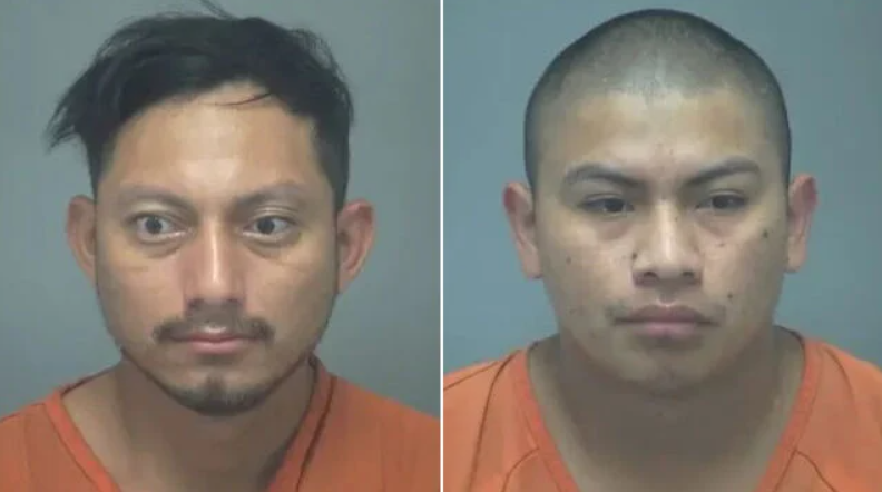 <i>Cowley County Jail via U.S. Department of Homeland Security/KAKE via CNN Newsource</i><br/>Luis Dominguez (left) and Jose Morales have been charged with allegedly kidnapping a woman from a casino in Oklahoma earlier this week.