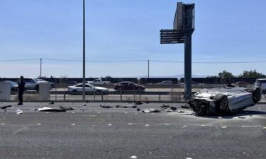 A driver was ejected from their vehicle and sustained major injuries following a crash involving street racing in Modesto on Sunday