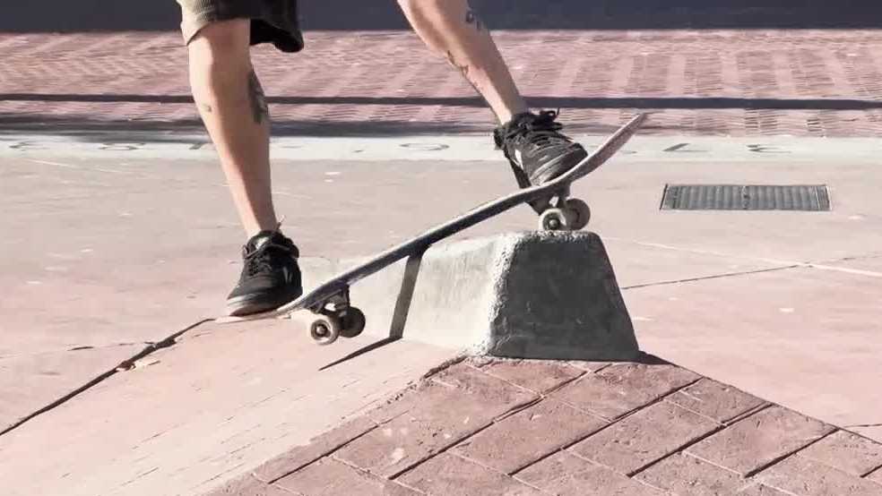 <i>KCRA via CNN Newsource</i><br/>San Francisco hospitality workers use skateboarding to relieve stress.