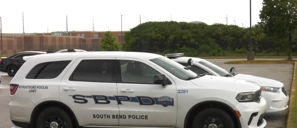 <i>WBND via CNN Newsource</i><br/>Police would not confirm the age or gender of the juvenile in the video.