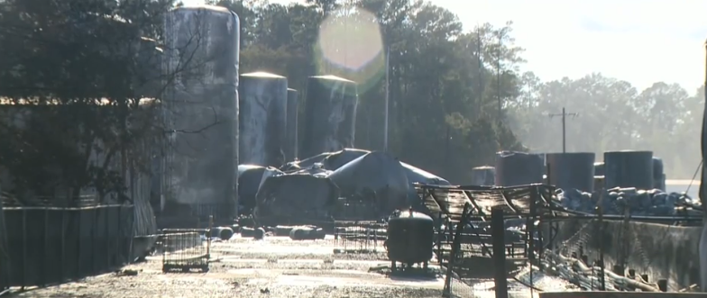 <i>WDSU via CNN Newsource</i><br/>The Environmental Protection Agency is taking over as the lead agency on-scene in Roseland at Smitty’s Supply.