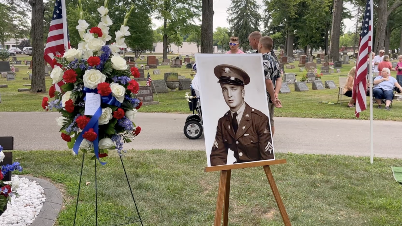 <i>Abbey Hamachek/WGBA via CNN Newsource</i><br/>Private Herbert McLaughlin's remains were identified through DNA testing