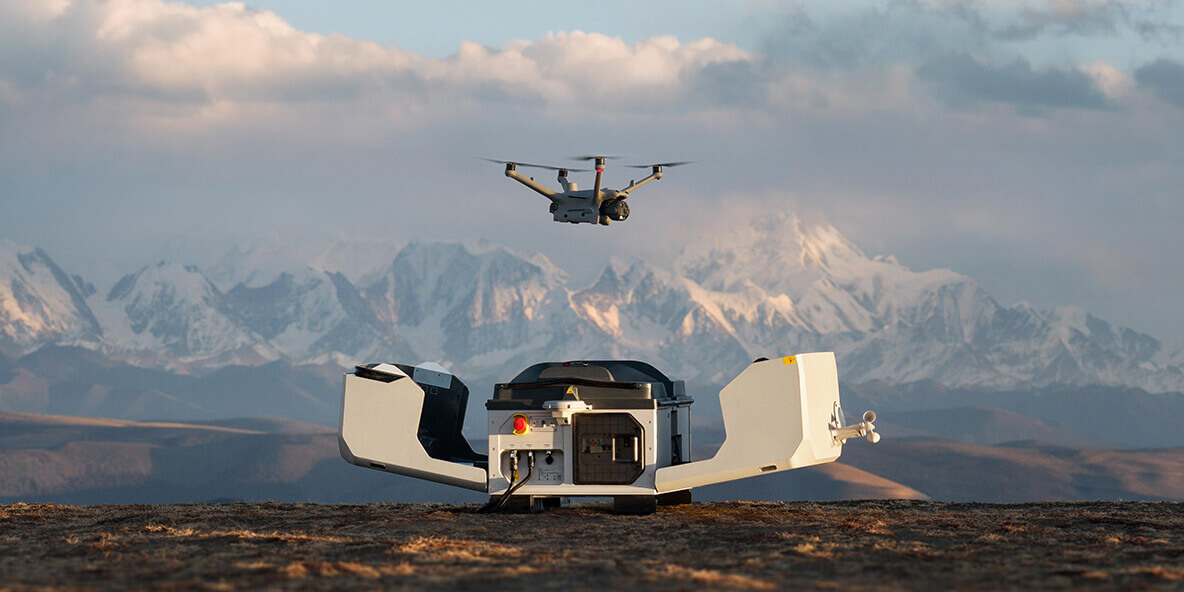 A DJI Enterprise drone