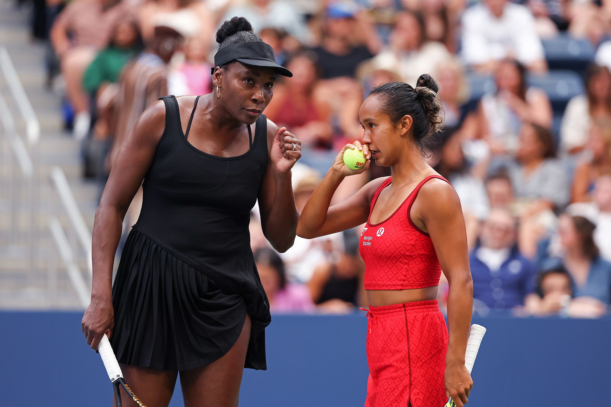 Williams and Fernandez lost to Kateřina Siniaková and Taylor Townsend at the US Open.