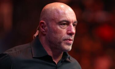 Joe Rogan attends the UFC 300 event at the T-Mobile Arena in Las Vegas on April 13
