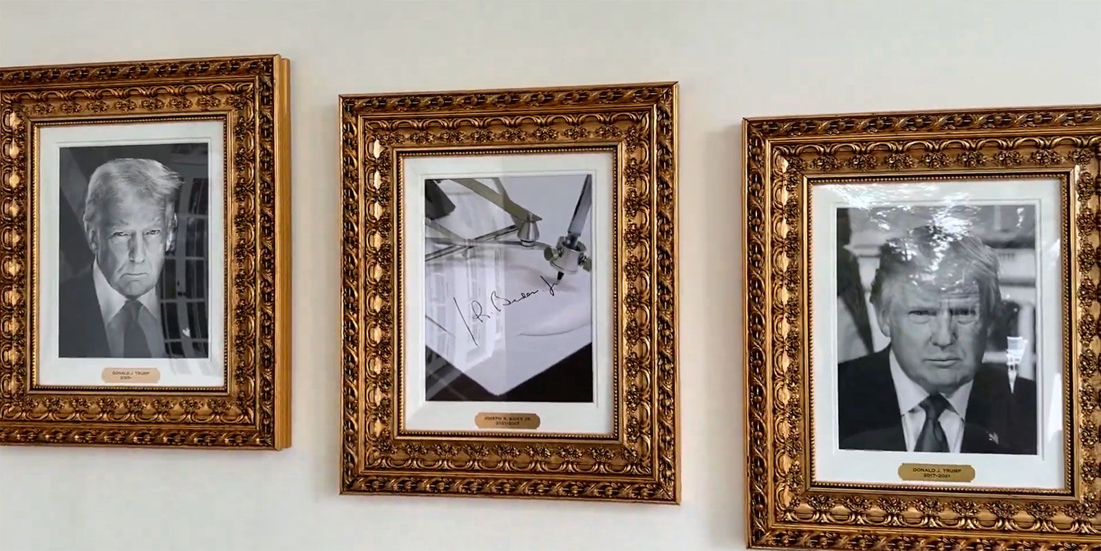 Special assistant to the president and communications adviser Margo Martin shared a video of the new "Presidential Walk of Fame" featuring a photo of an autopen to represent President Joe Biden.