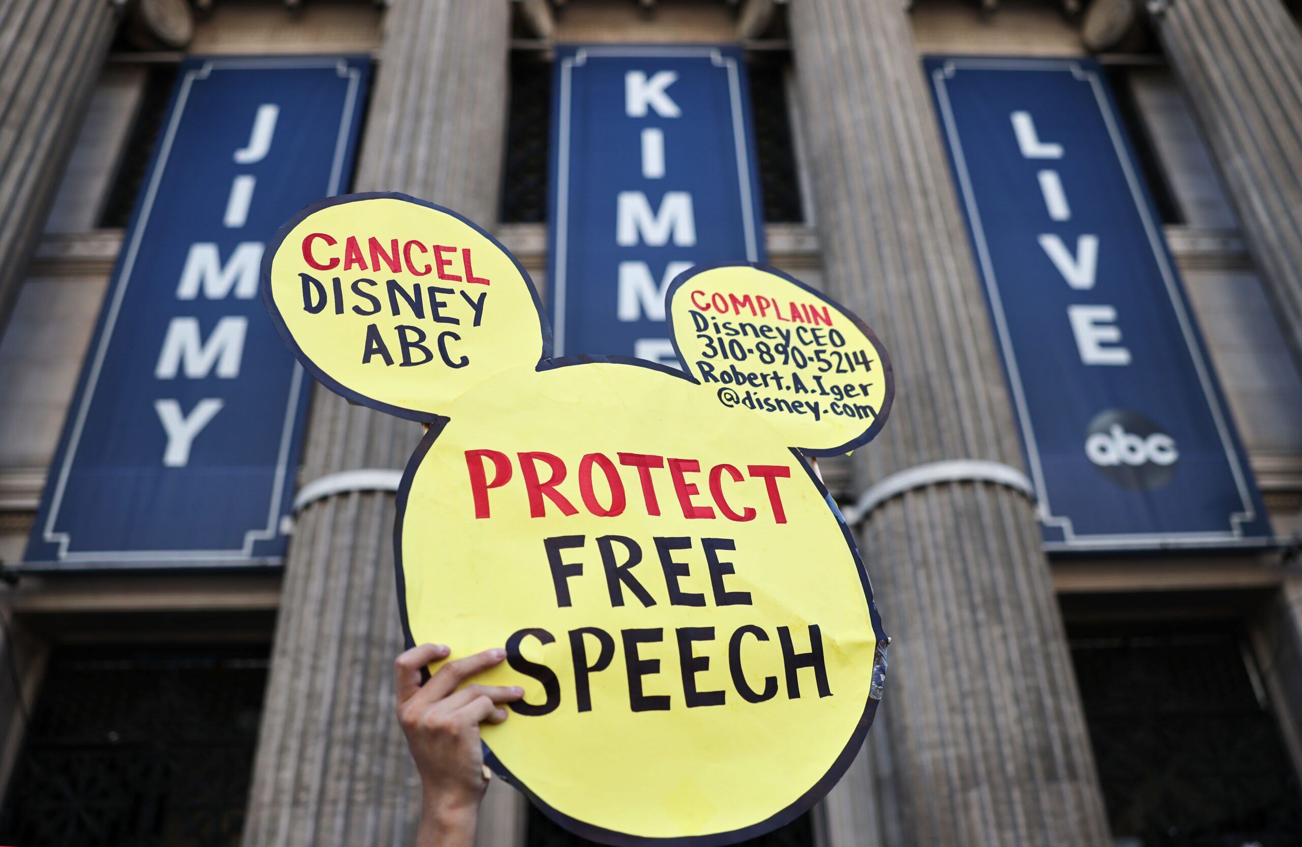 <i>Randy Holmes/Disney via CNN Newsource</i><br/>The controversy over "Jimmy Kimmel Live!" was hardly the first time Disney has gotten caught up in the nation's culture wars.
