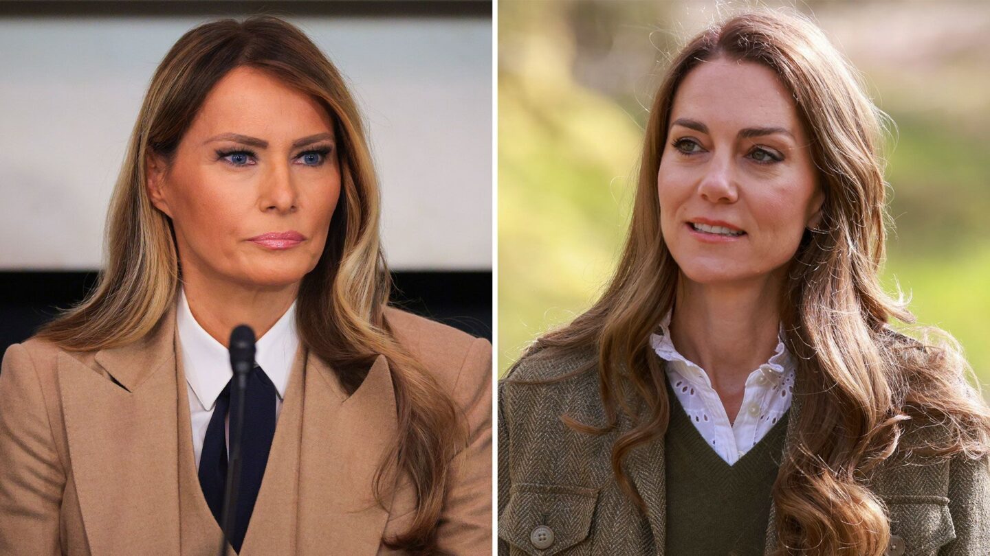 <i>Getty Images via CNN Newsource</i><br/>First Lady Melania Trump and Catherine