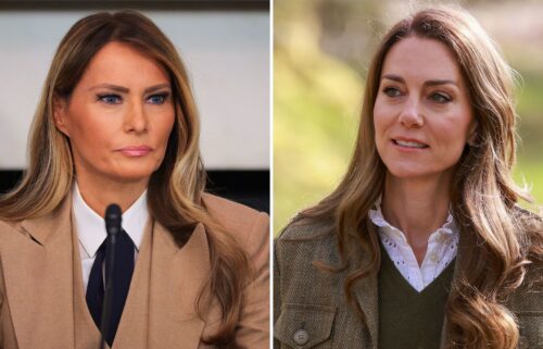 First Lady Melania Trump and Catherine