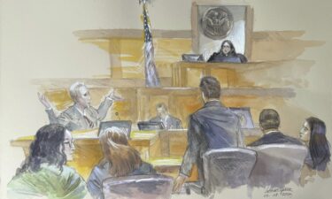 This courtroom sketch shows Ryan Routh