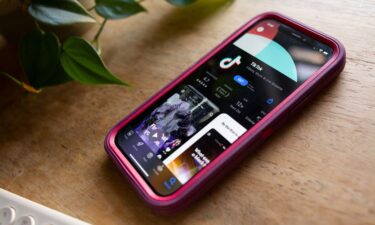 TikTok is seen in the app store of an iPhone on January 8.